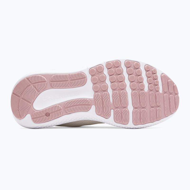 Dámske bežecké topánky Under Armour Charged Surge 4 summit white/tourmaline pink/metallic tourmaline pink 3