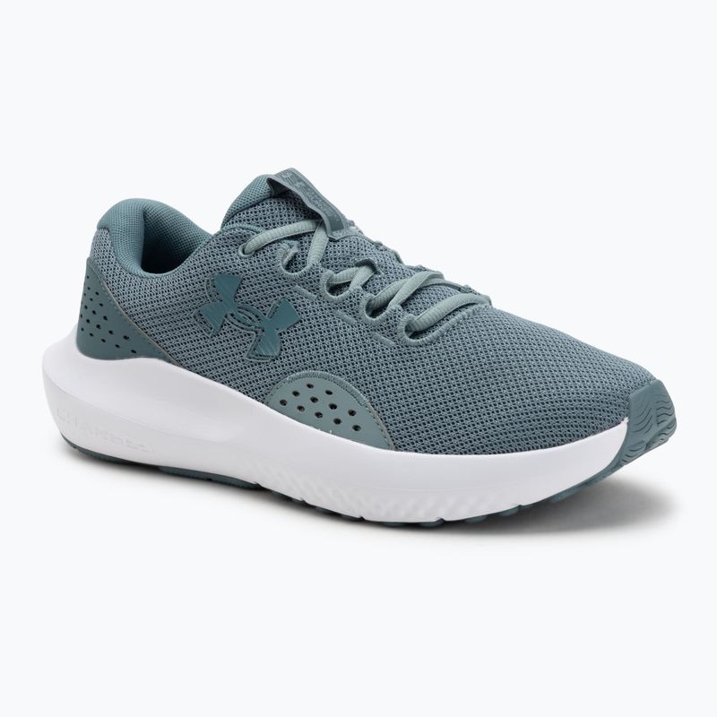 Pánske bežecké topánky Under Armour Charged Surge 4 serpentine/jasper blue/jasper blue