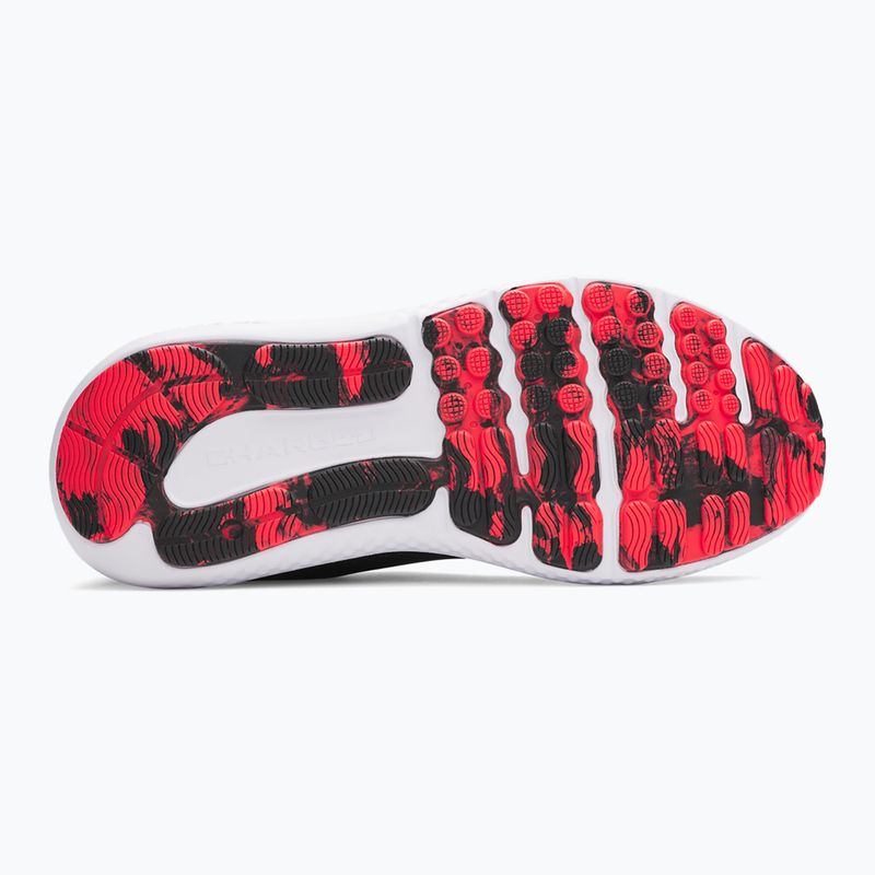 Pánske bežecké topánky Under Armour Charged Surge 4 black/anthracite/racer red 3