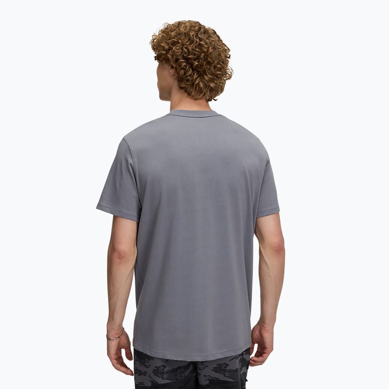 Pánske tréningové tričko Under Armour Logo Emb Heavyweight titan gray/black 2