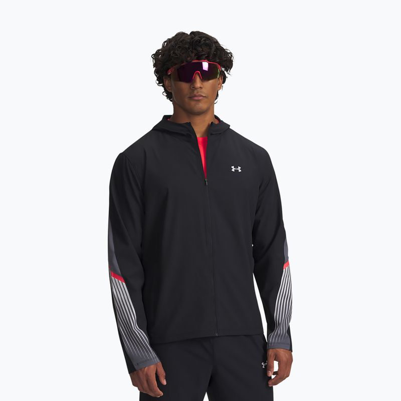 Pánska bežecká bunda Under Armour Velociti Storm Hooded