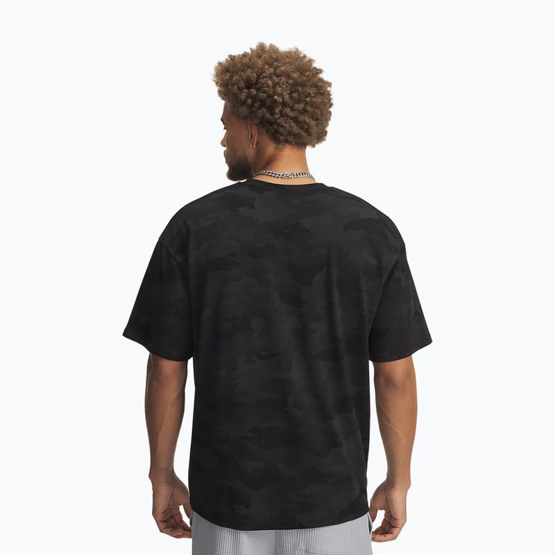 Pánske tréningové tričko Under Armour HTW Athletic Dept AOP black/white 2