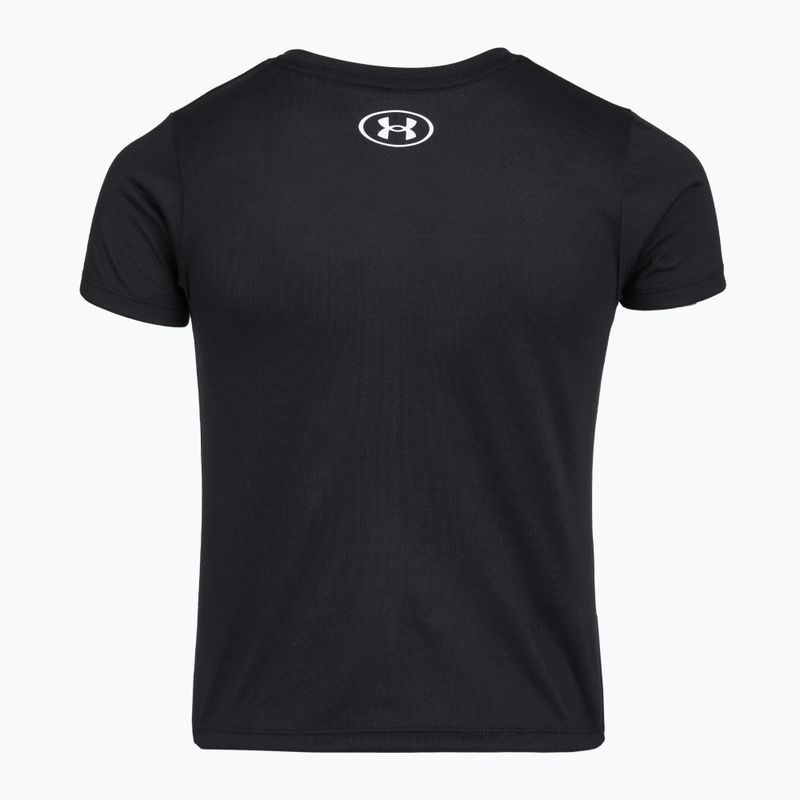 Detské tréningové tričko Under Armour Tech SSC SS black/white 2