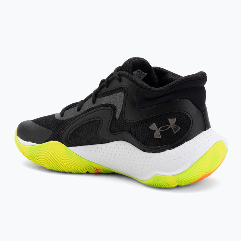 Basketbalové topánky Under Armour Jet '25 black/metallic black 3