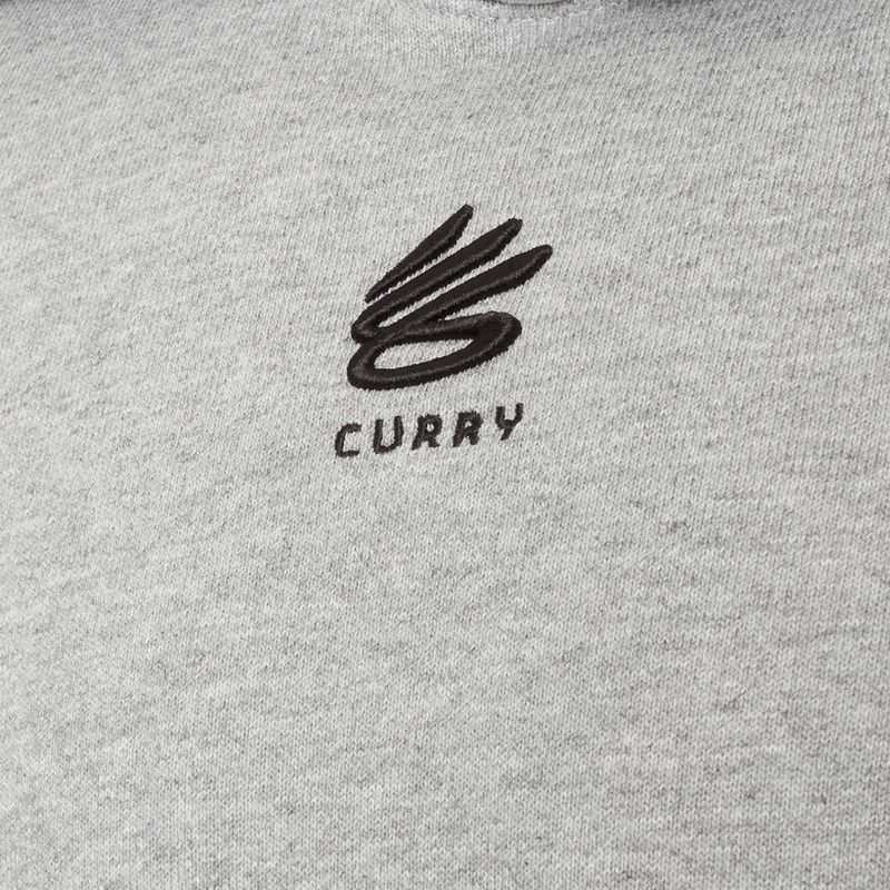 Pánska mikina Under Armour Curry Splash Hoodie summit white / black 3