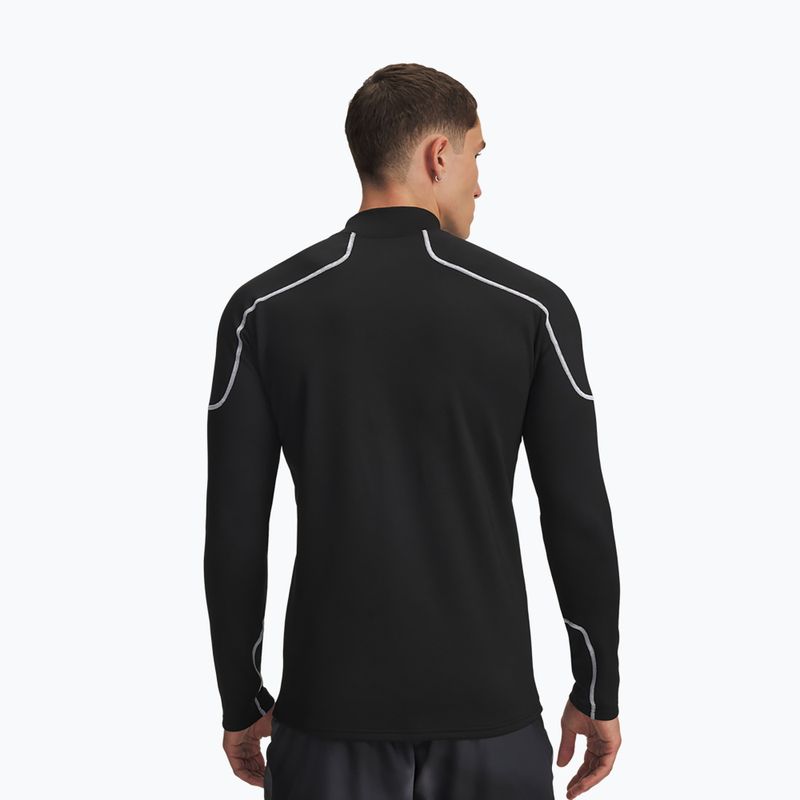 Pánske tréningové tričko longsleeve Under Armour Cold Weather Grid black/black/white 2