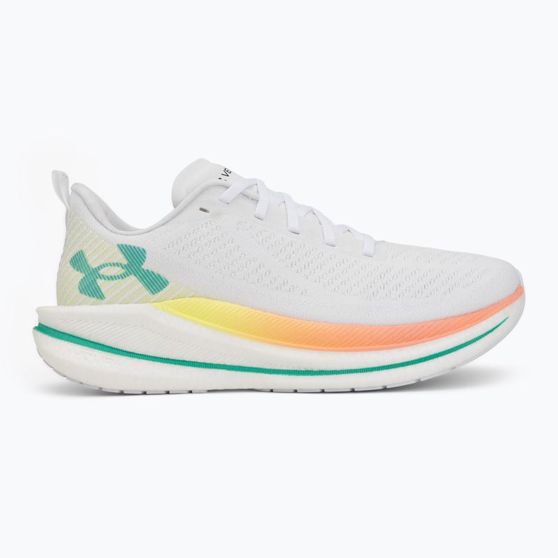 Dámske bežecké topánky Under Armour Velociti SPD white/orange bloc/metallic silver 2