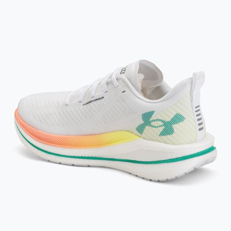 Dámske bežecké topánky Under Armour Velociti SPD white/orange bloc/metallic silver 3