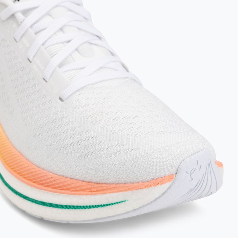 Dámske bežecké topánky Under Armour Velociti SPD white/orange bloc/metallic silver 7