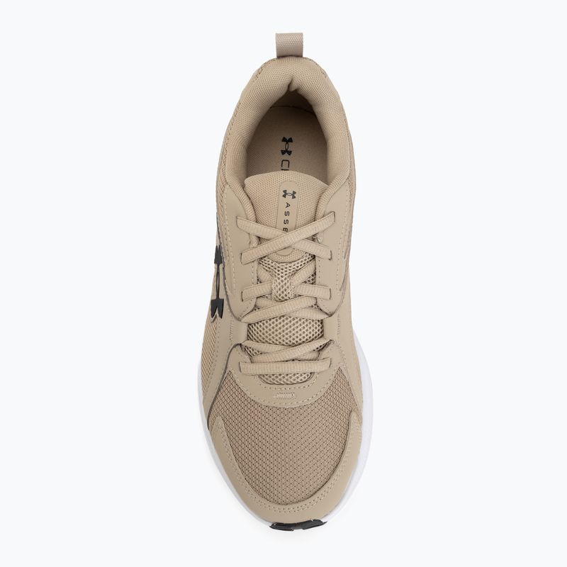 Pánske bežecké topánky Under Armour Assert 11 city khaki/summit white/summit white 5