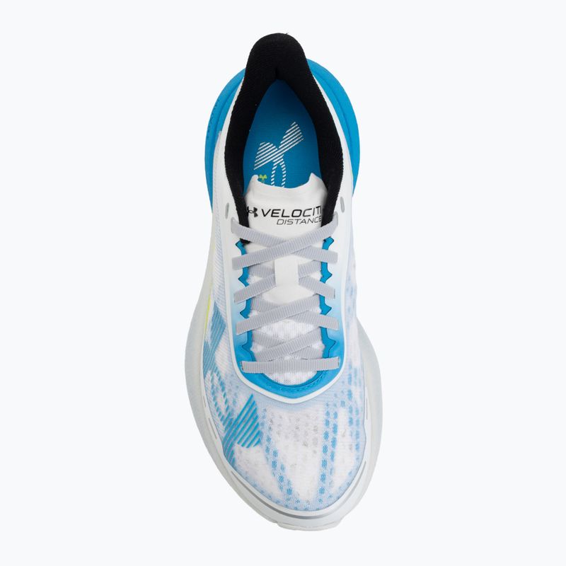 Dámske bežecké topánky Under Armour Velociti Distance white/orange bloc/metallic silver 5