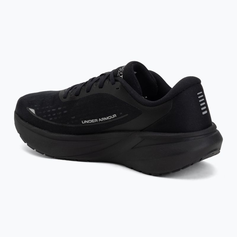 Pánske bežecké topánky Under Armour Velociti Pace black/black/metallic silver 3