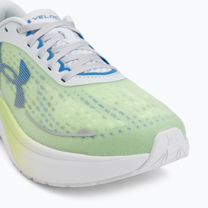Pánske bežecké topánky Under Armour Velociti Pace lumos lime/white/capri 7