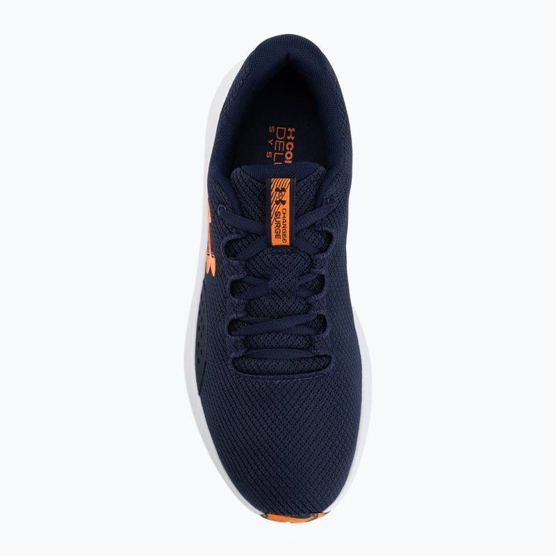 Pánske bežecké topánky Under Armour Charged Surge 4 midnight navy/midnight navy/white 5