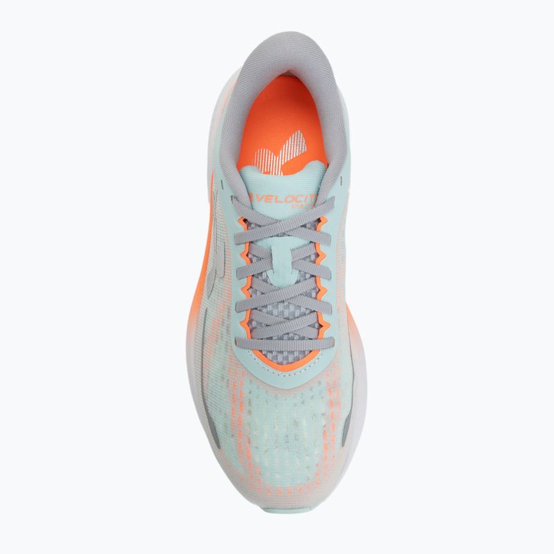 Pánske bežecké topánky Under Armour Velociti Pace refresh mint/electric tangerine/mod gray 5