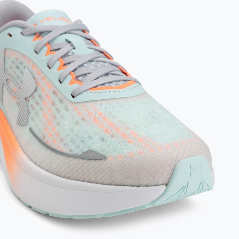 Pánske bežecké topánky Under Armour Velociti Pace refresh mint/electric tangerine/mod gray 7
