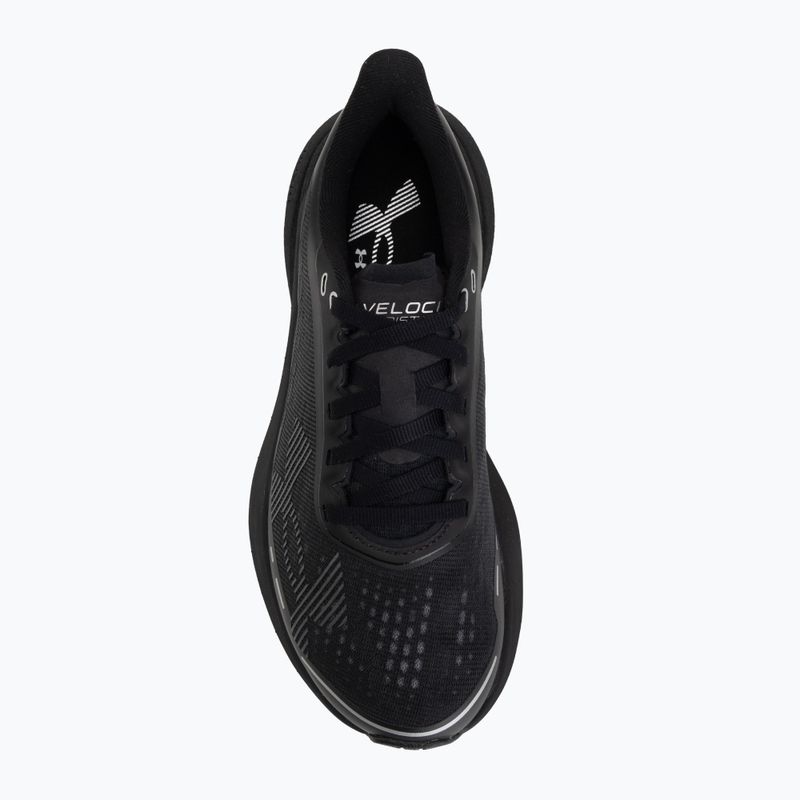 Dámske bežecké topánky Under Armour Velociti Distance black/black/metallic silver 5