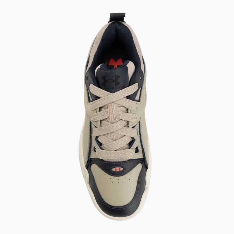 Tréningové topánky Under Armour HB-LO desert sand/stone/racer red 5