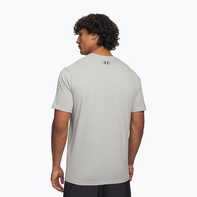 Pánske tréningové tričko Under Armour ABC Camo Boxed Logo titanium/black 2