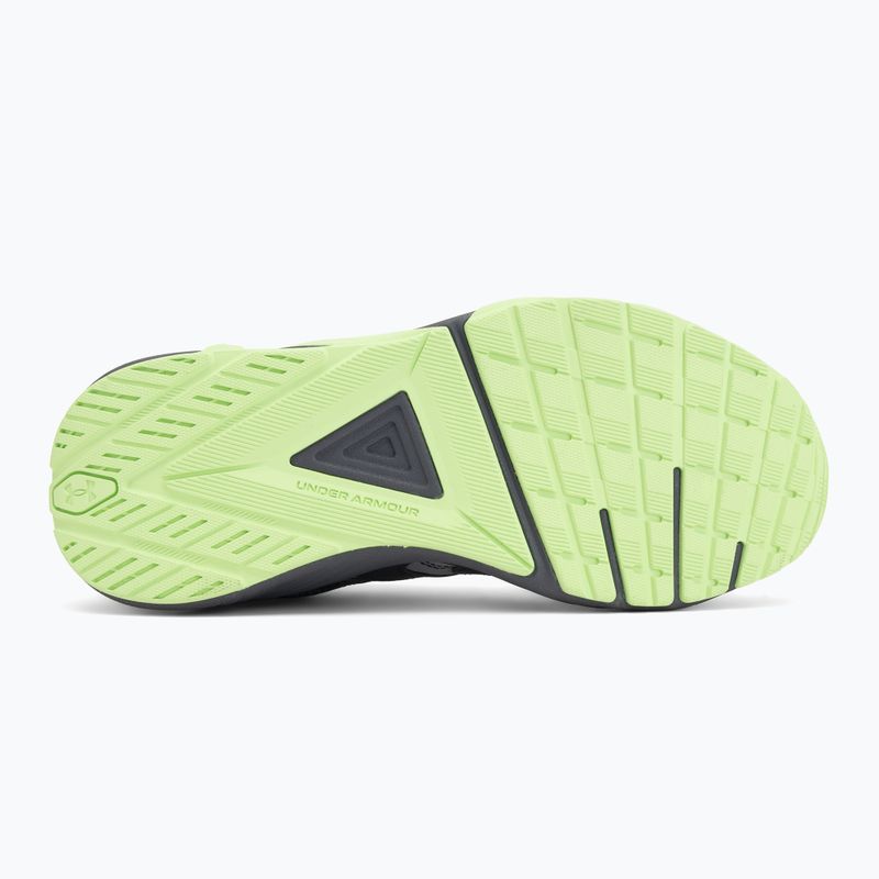 Pánske tréningové topánky Under Armour Charged Commit TR 5 mod gray/castlerock/lumos lime 4