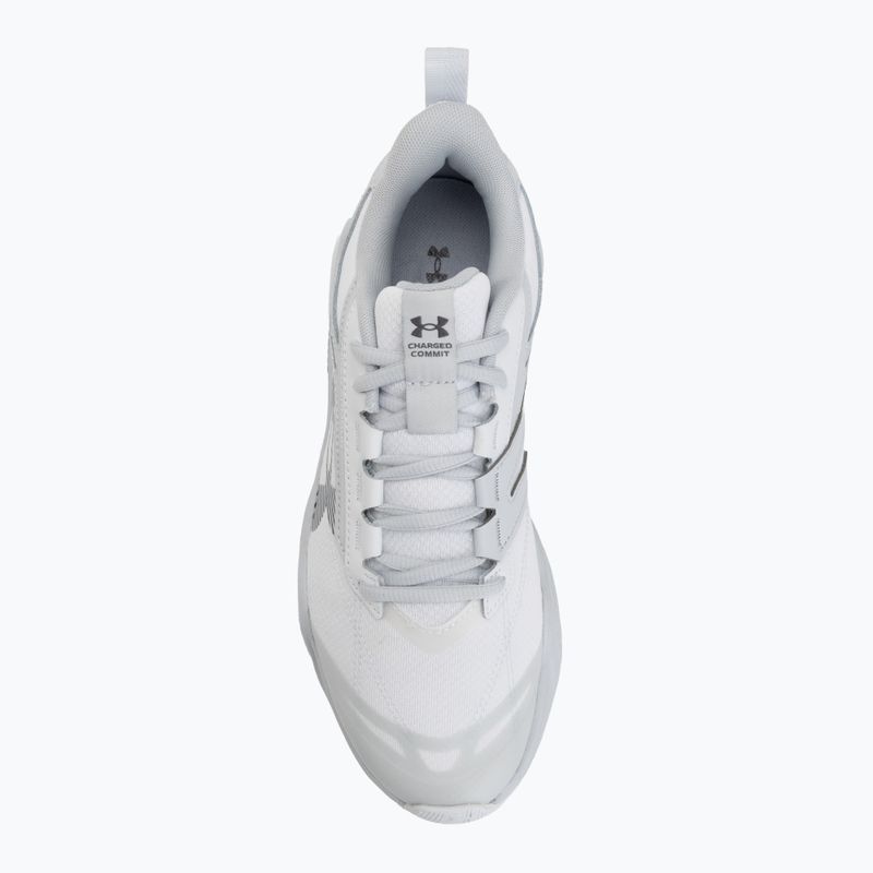 Pánske tréningové topánky Under Armour Charged Commit TR 5 White/Halo Gray/Castlerock 5