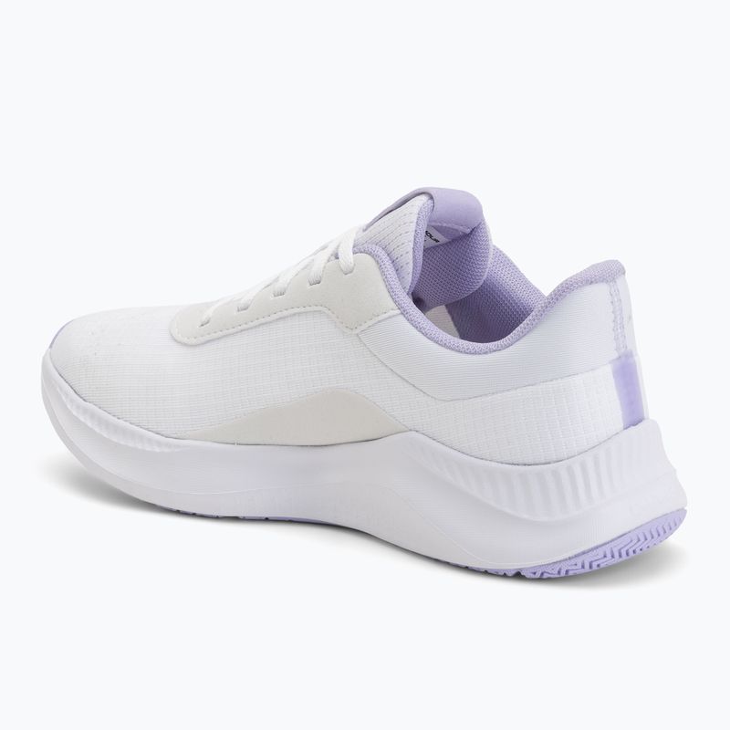 Dámske tréningové topánky Under Armour Aurora 3 white/white/purple crest 3