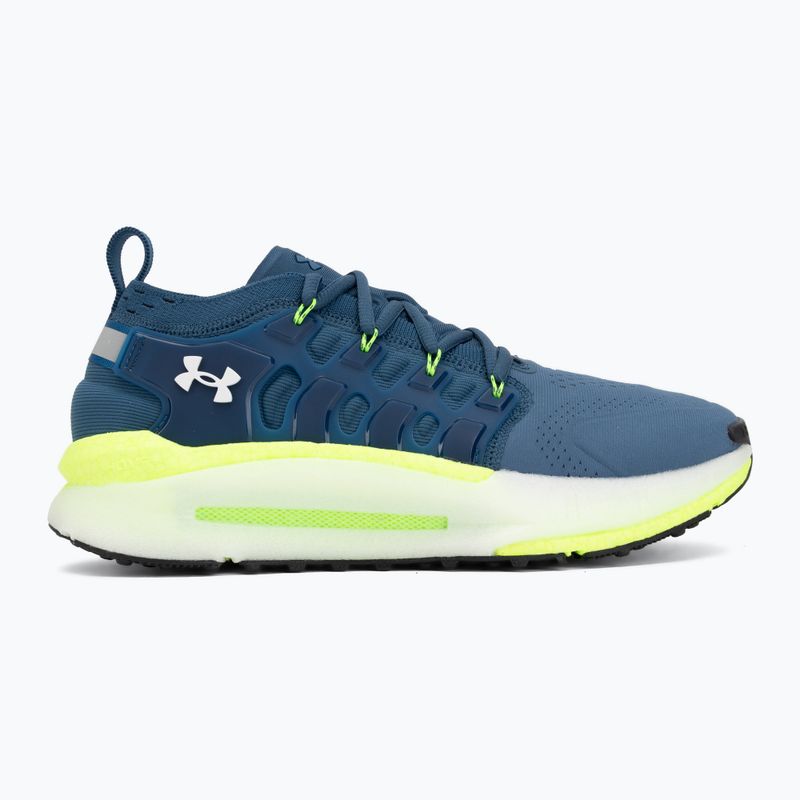 Pánske tréningové topánky Under Armour Phantom X ultimate wham blue/hyper green/white 2