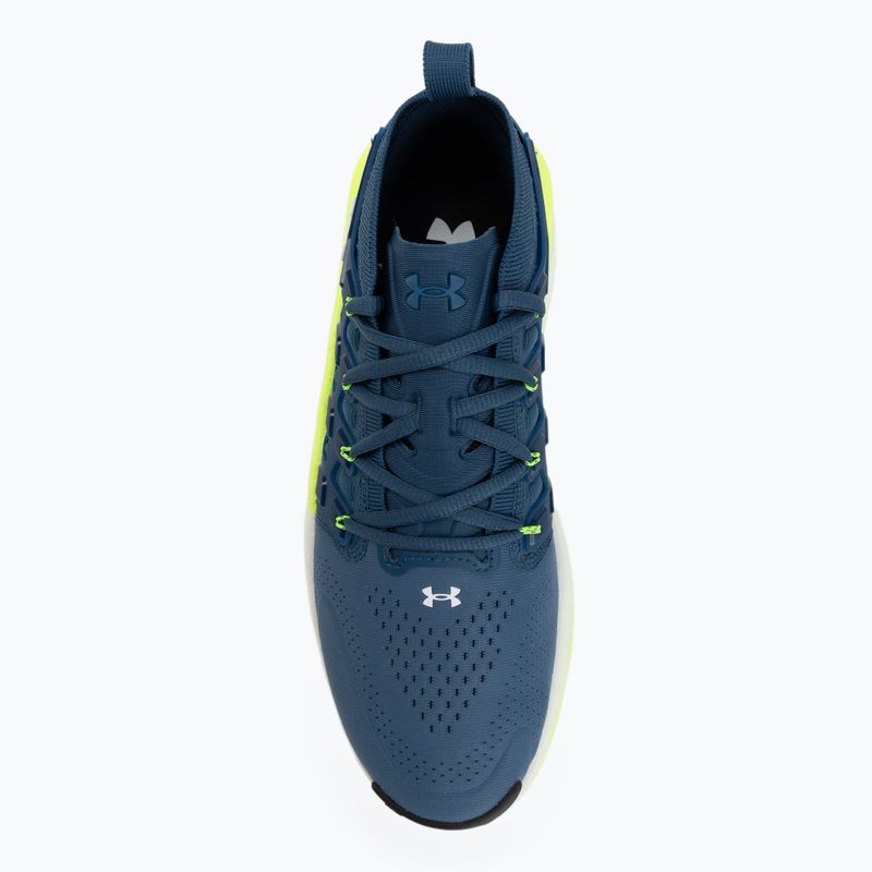 Pánske tréningové topánky Under Armour Phantom X ultimate wham blue/hyper green/white 5