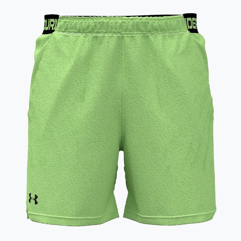 Pánske tréningové šortky Under Armour Ua Vanish Woven 6in lumos lime/ultimate black