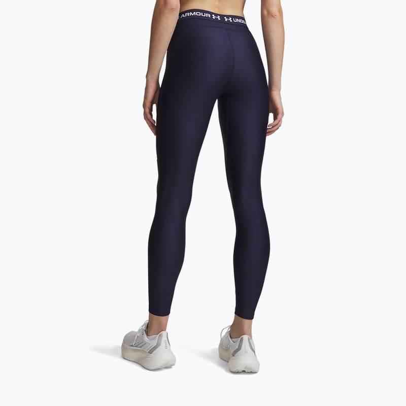 Dámske tréningové legíny Under Armour HeatGear Leggings midnight navy/white 3