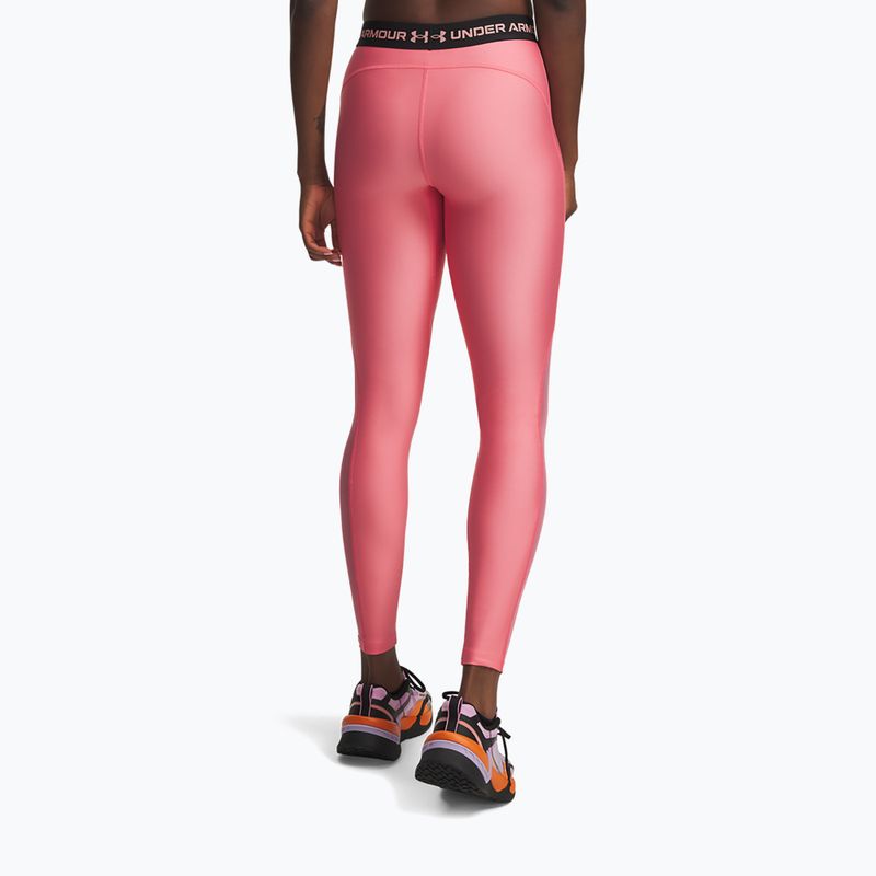 Pánske fitness legíny Under Armour HeatGear Mesh bittersweet pink/posh pink 3