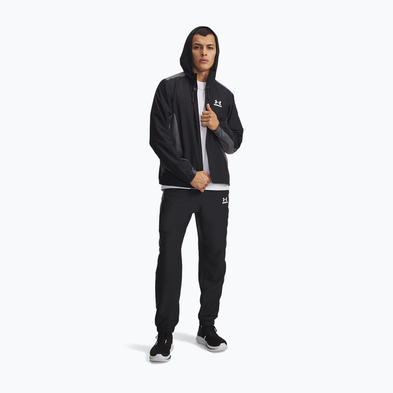 Pánske nohavice Under Armour Tech Sport black/castlerock/white 2