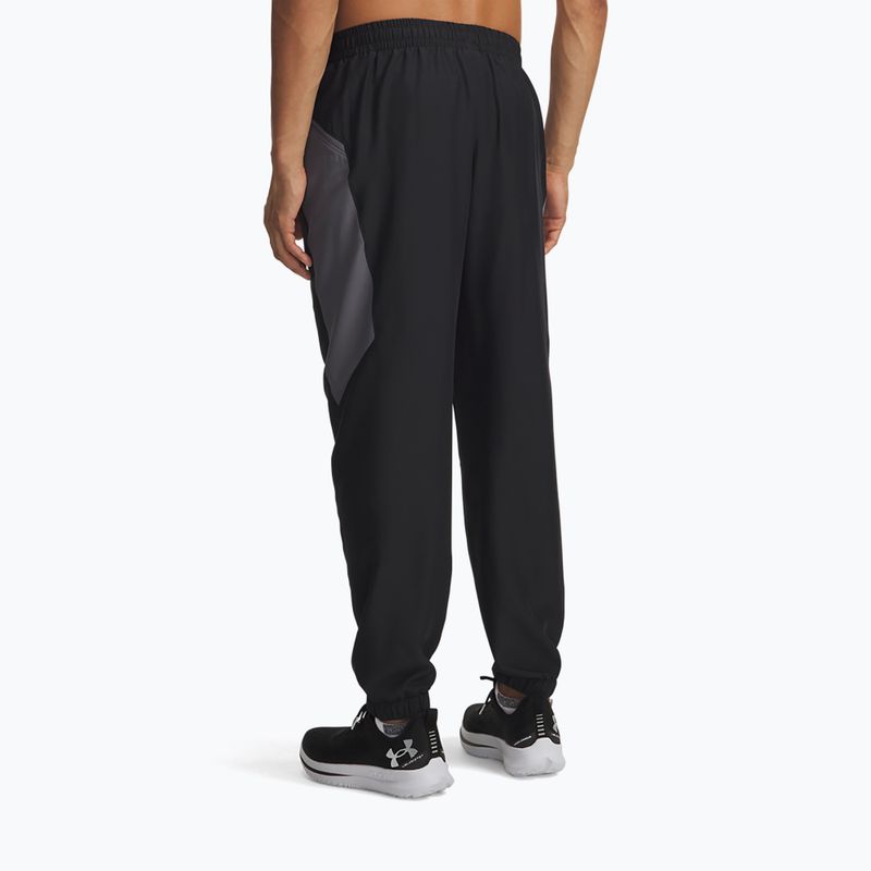 Pánske nohavice Under Armour Tech Sport black/castlerock/white 3