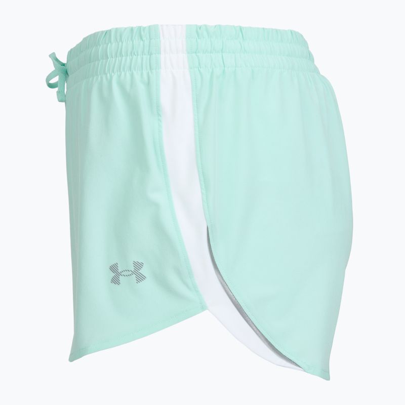 Dámske bežecké šortky Under Armour Velociti Pro 4" 2N1 refresh mint/castlerock 3