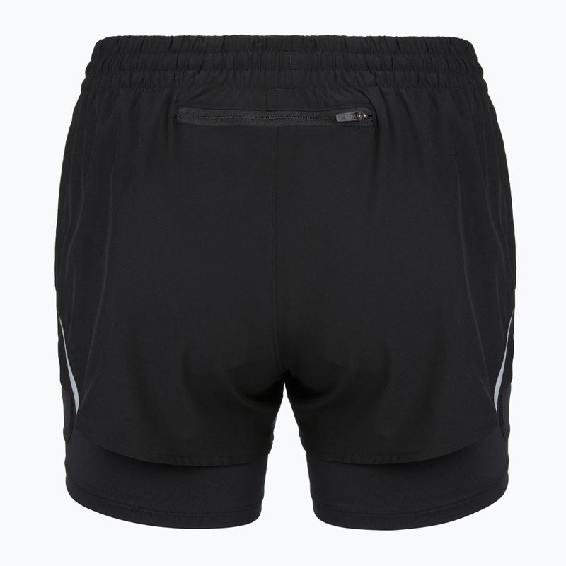 Dámske bežecké šortky Under Armour Velociti Pro 4" 2N1 ultimate black/ultimate black/ultimate black 2