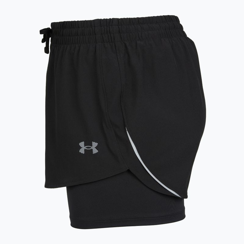 Dámske bežecké šortky Under Armour Velociti Pro 4" 2N1 ultimate black/ultimate black/ultimate black 3