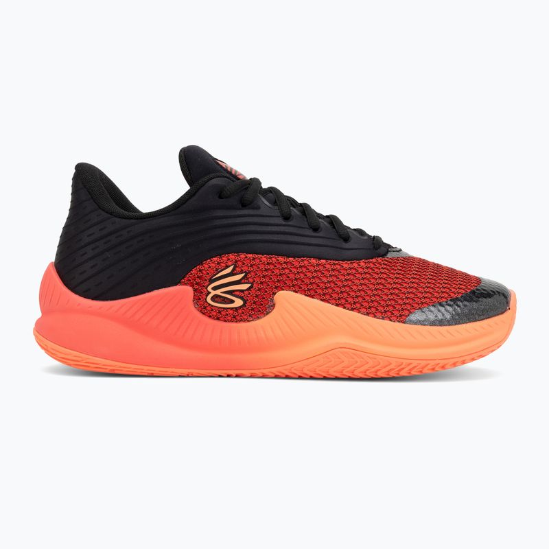 Basketbalové topánky Under Armour Curry Splash 26 black/electric tangerine/racer red 2