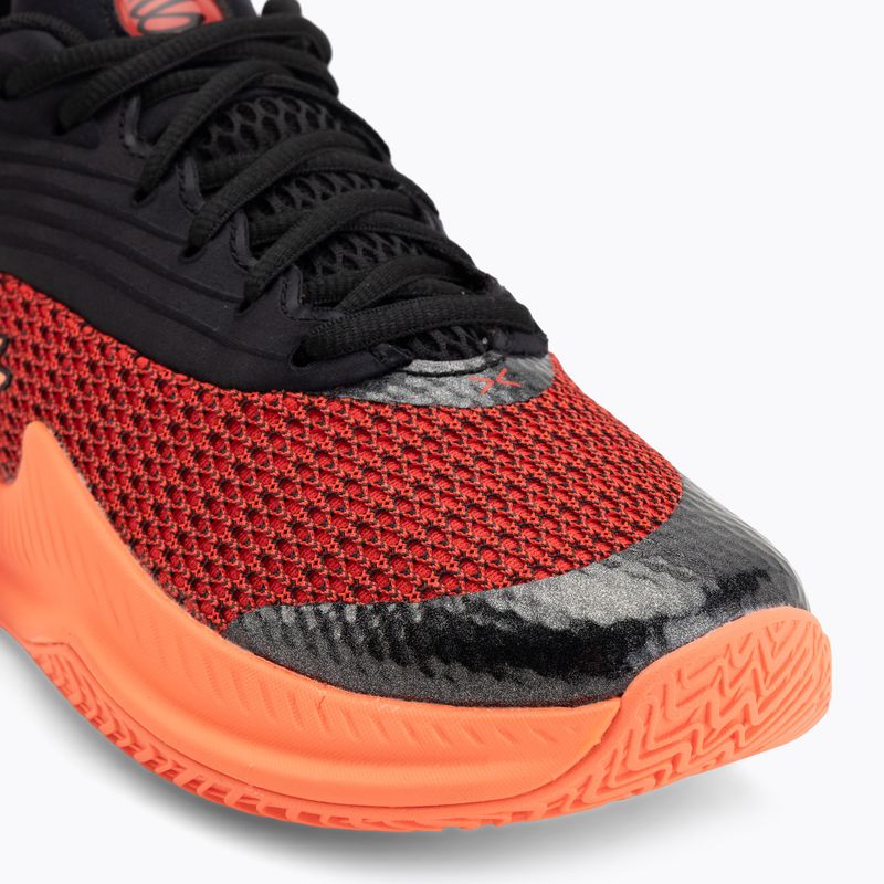 Basketbalové topánky Under Armour Curry Splash 26 black/electric tangerine/racer red 7