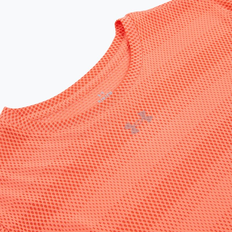 Dámske bežecké tričko Under Armour Velociti electric tangerine/black/green mode 3