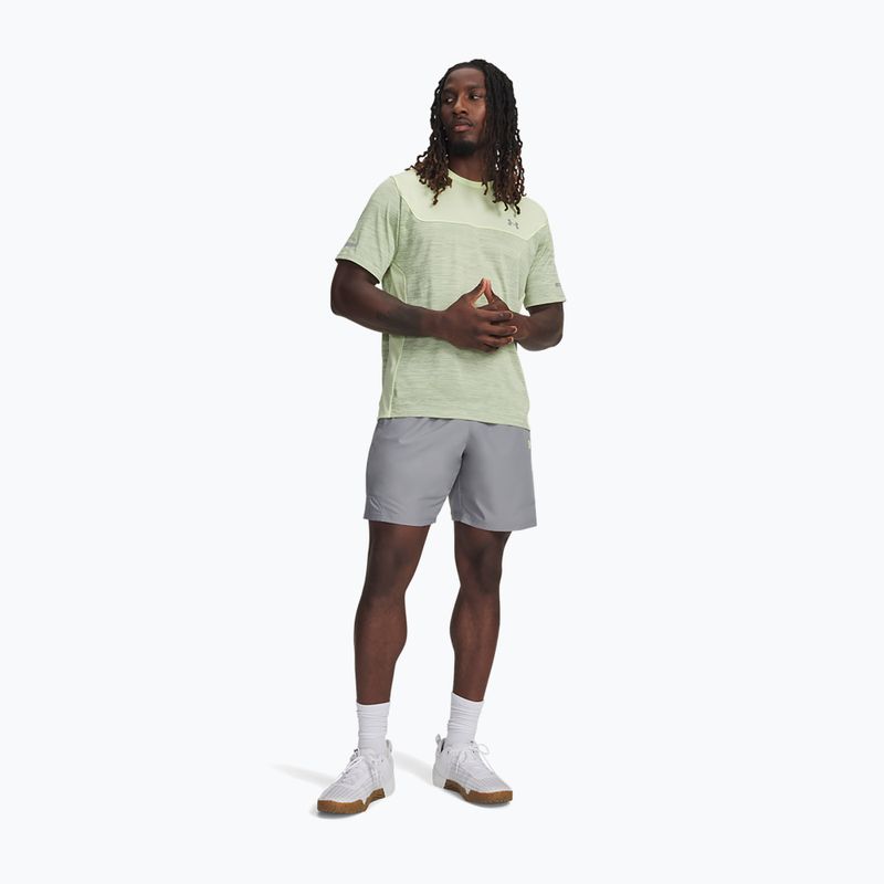 Pánske tréningové šortky Under Armour Tech Utility steel/fade green 2