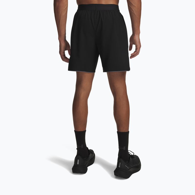 Pánske bežecké šortky Under Armour Velociti Pro 2IN1 Shorts ultimate black/reflective 3