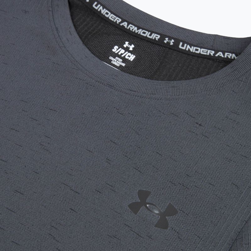 Pánske tréningové tričko Under Armour Vanish Seamless castlerock/black 3