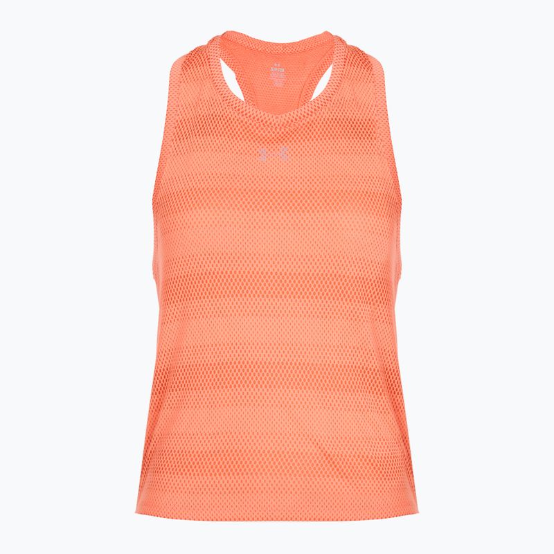 Dámske bežecké tričko Under Armour Velociti Singlet electric tangerine/black/green mode