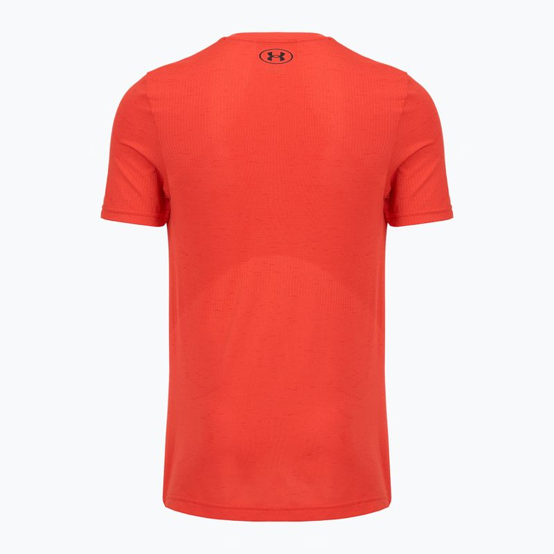 Pánske tréningové tričko Under Armour Vanish Seamless venom red/black 2