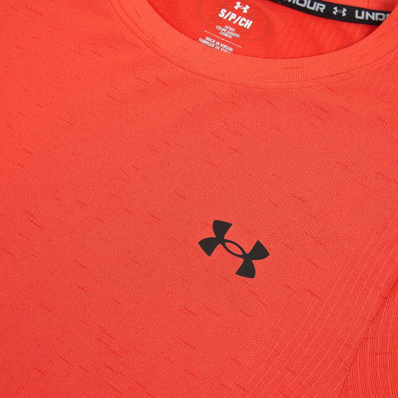 Pánske tréningové tričko Under Armour Vanish Seamless venom red/black 3