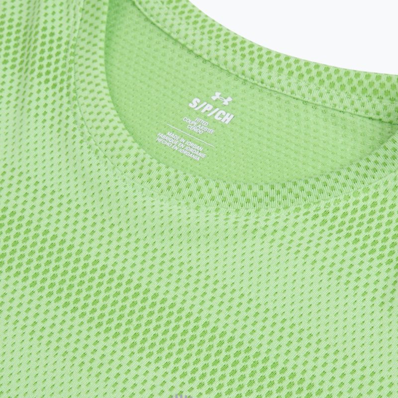 Pánske bežecké tričko Under Armour Velociti Tank lumos lime/white 3