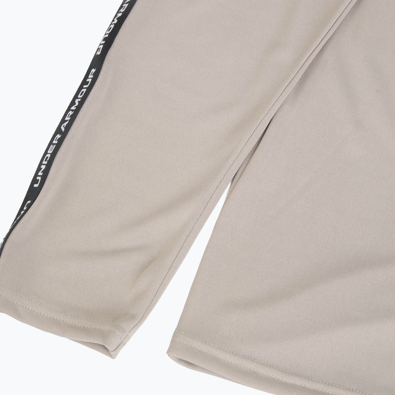 Pánska mikina Under Armour Tech Taping 1/2 Zip timberwolf taupe/black/white 4