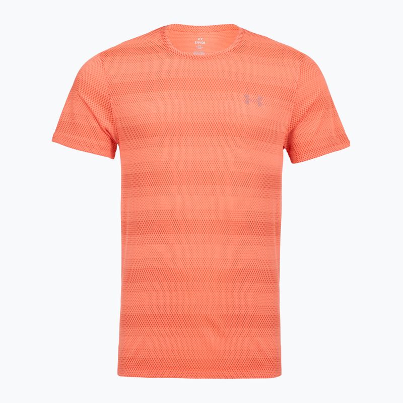 Pánske bežecké tričko Under Armour Velociti electric tangerine/black/green mode