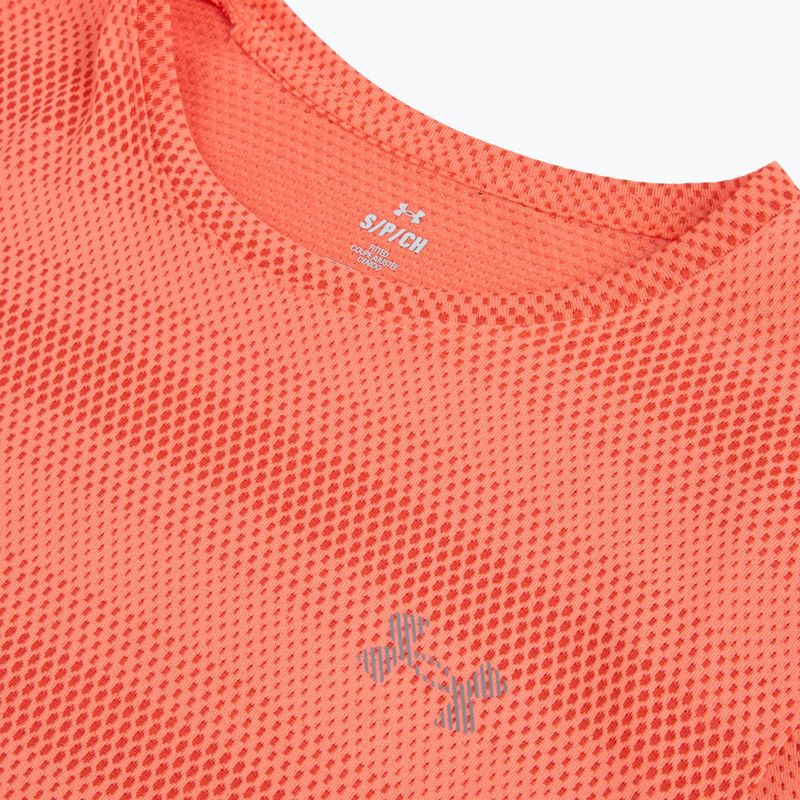 Pánske bežecké tričko Under Armour Velociti electric tangerine/black/green mode 3