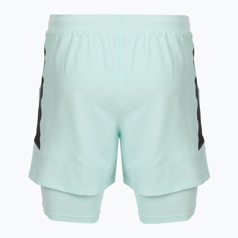 Pánske bežecké šortky Under Armour Launch 5" 2IN1 refresh mint/castlerock 2